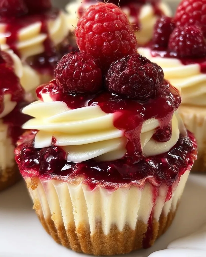 Raspberry Cheesecake Cupcakes