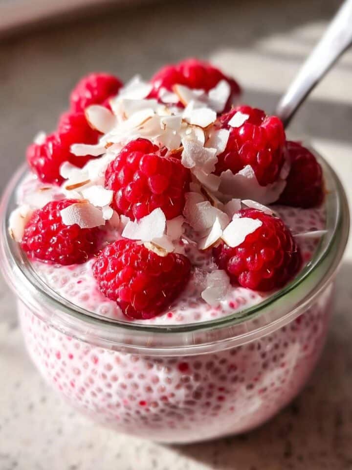 Raspberry Chia Pudding