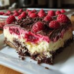Raspberry Chocolate Lasagna Dessert