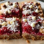 Raspberry Coconut Magic Bars