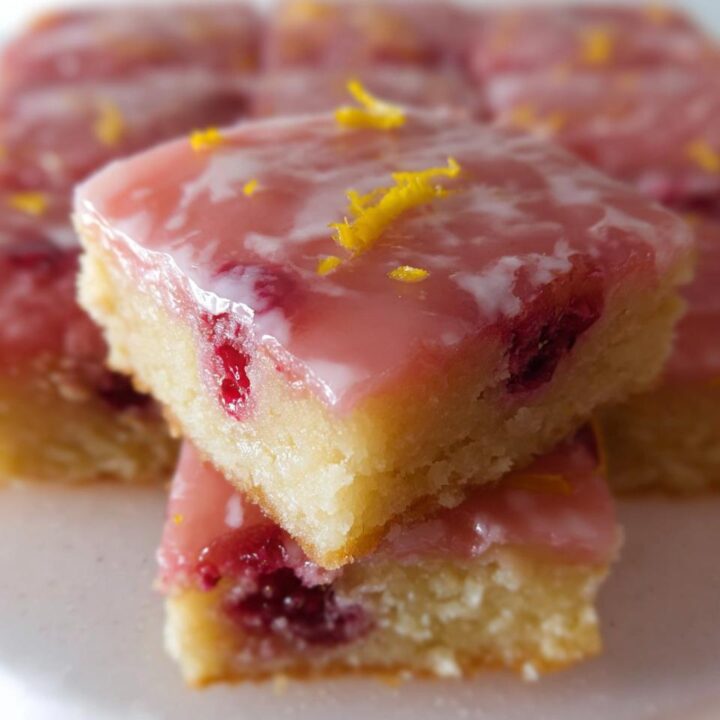 Blueberry Raspberry Lemonade Bar Wrapped Raspberry Lemonade Bars - Travelers Wizard