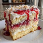 Raspberry Zinger Poke Cake