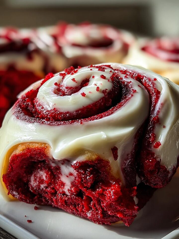 Red Velvet Cinnamon Rolls