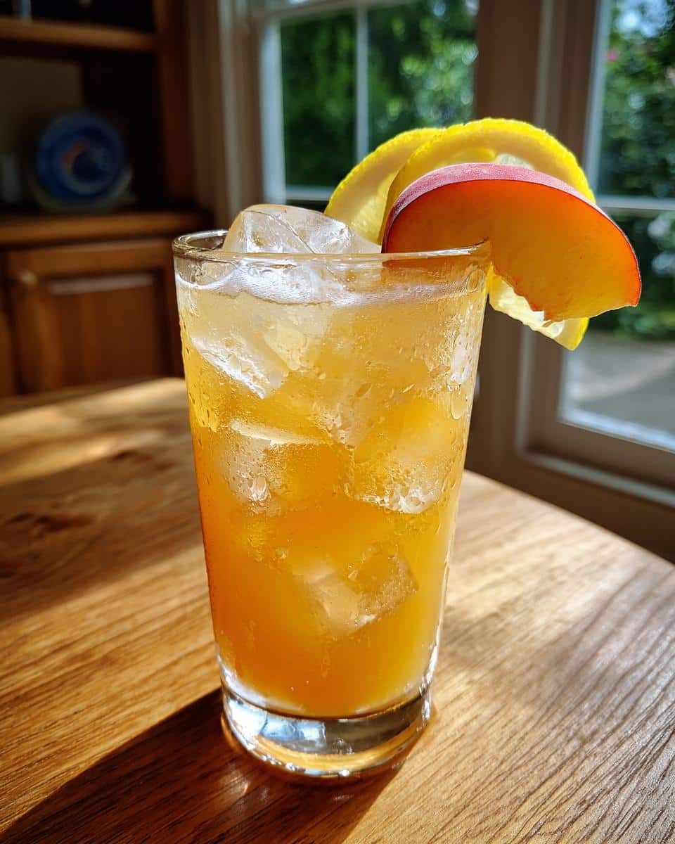 Refreshing Peach Lemonade