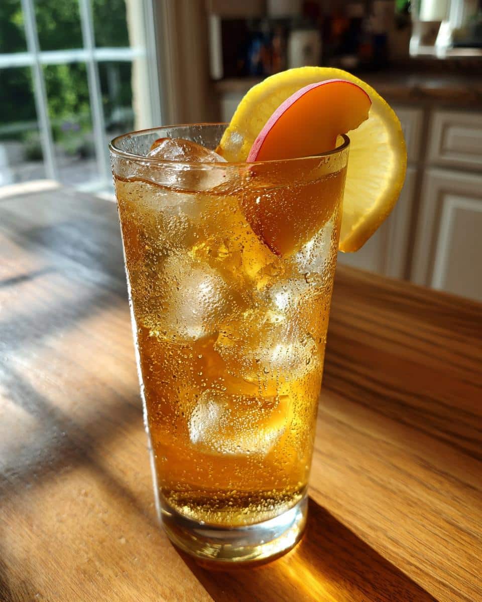 Refreshing Peach Lemonade