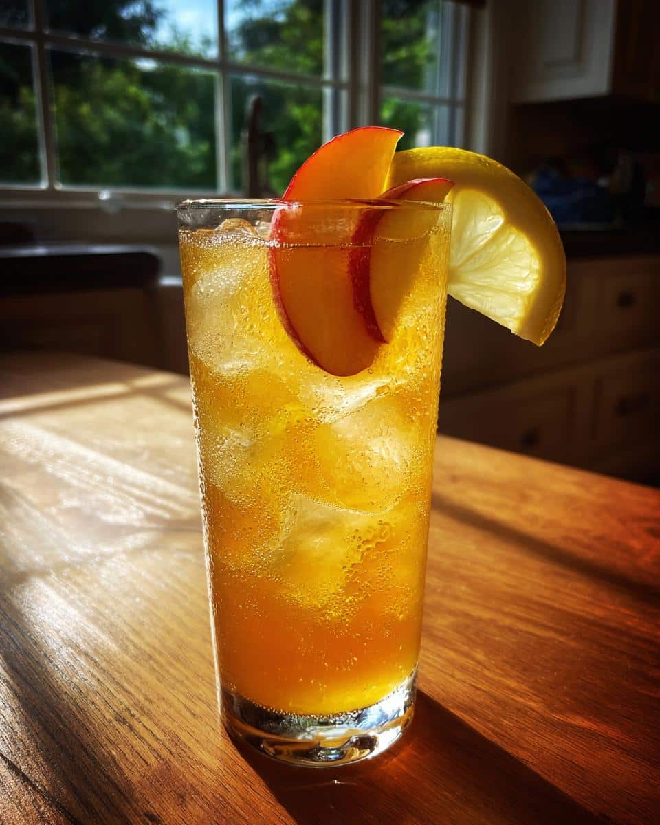 Refreshing Peach Lemonade