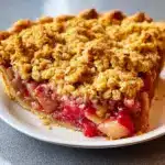 Rhubarb Crumble Pie