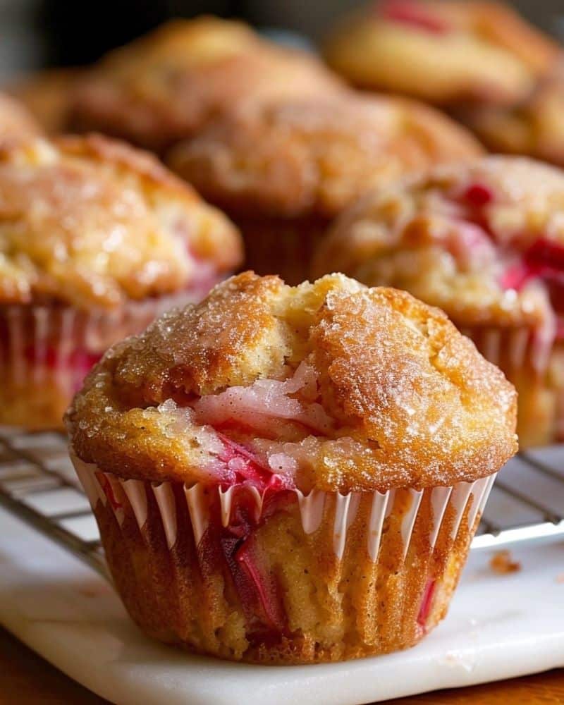 Rhubarb Muffins
