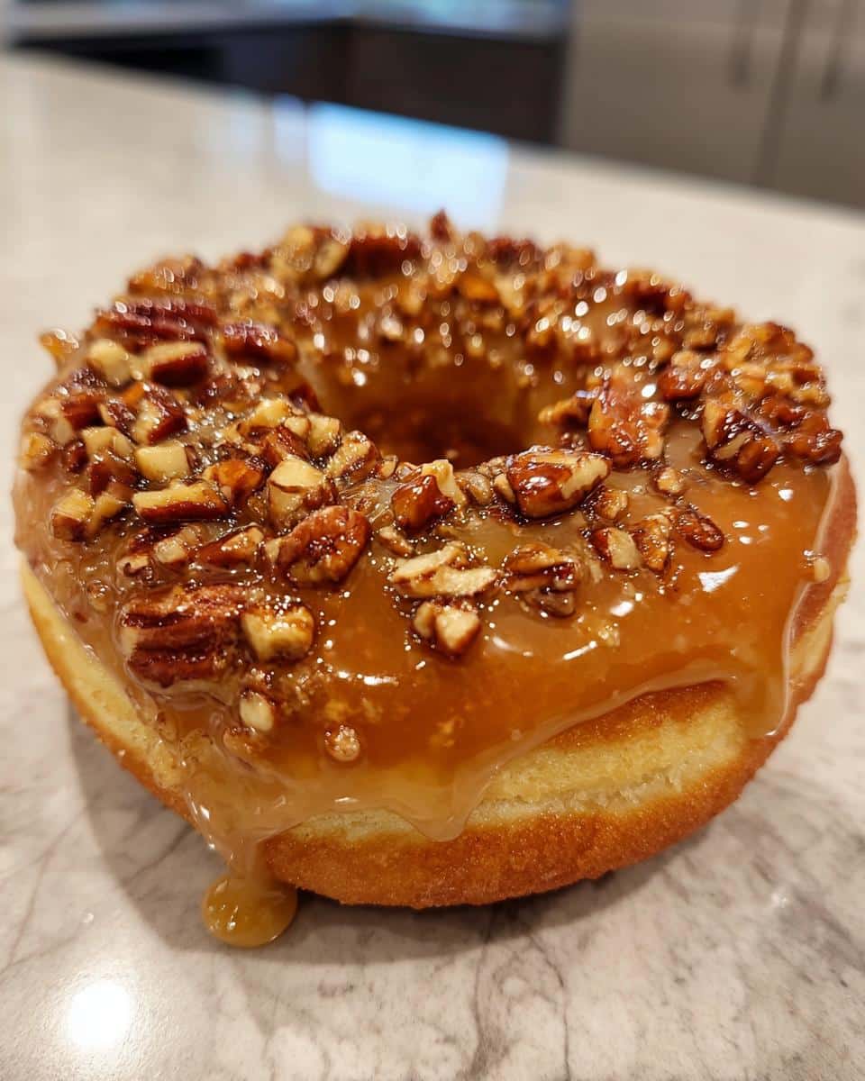 Rich Buttery Pecan Donuts - detail 1