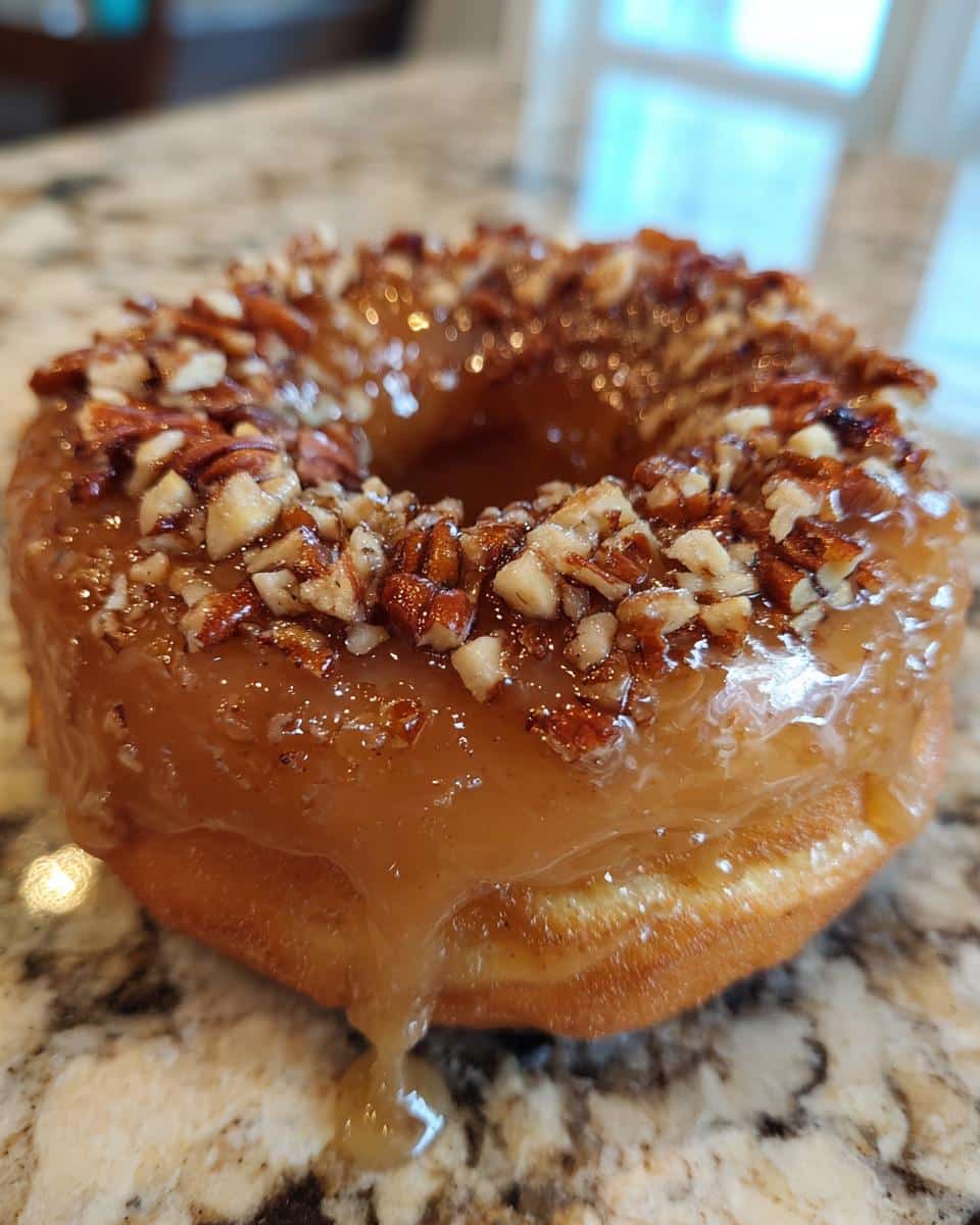 Rich Buttery Pecan Donuts - detail 2