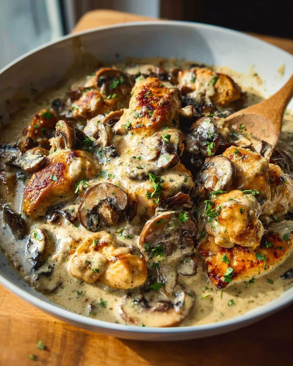 Rich Chicken Stroganoff - detail 1