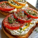 Ricotta & Tomato Sourdough Toast