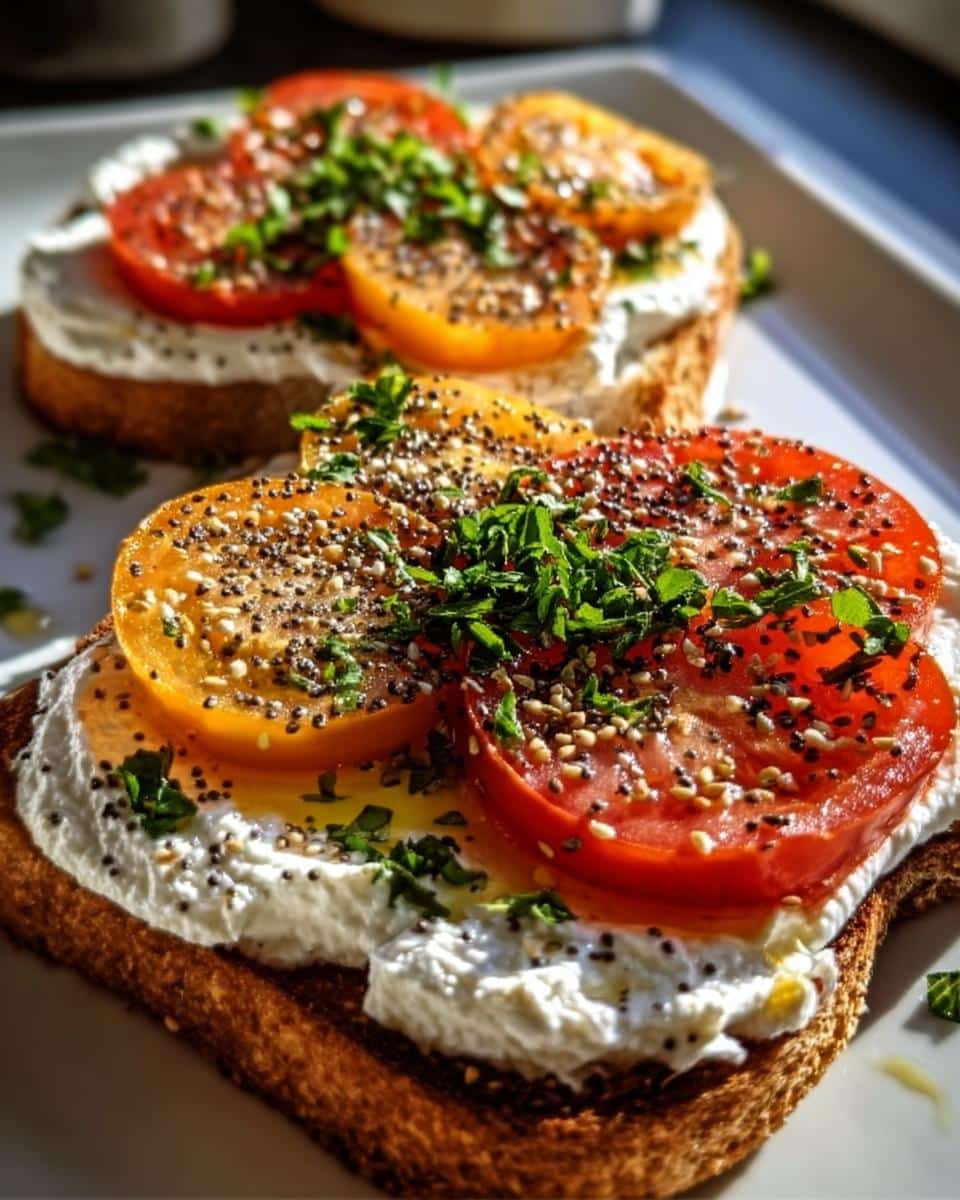 Ricotta & Tomato Sourdough Toast - detail 2