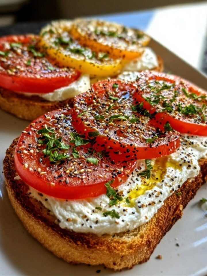 Ricotta & Tomato Sourdough Toast