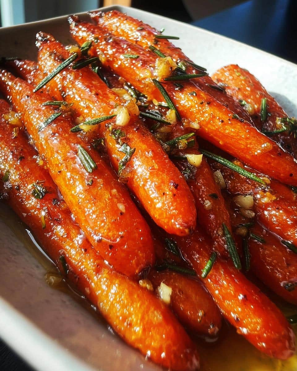 Roasted Carrots Recipe with Honey Glaze - detail 1