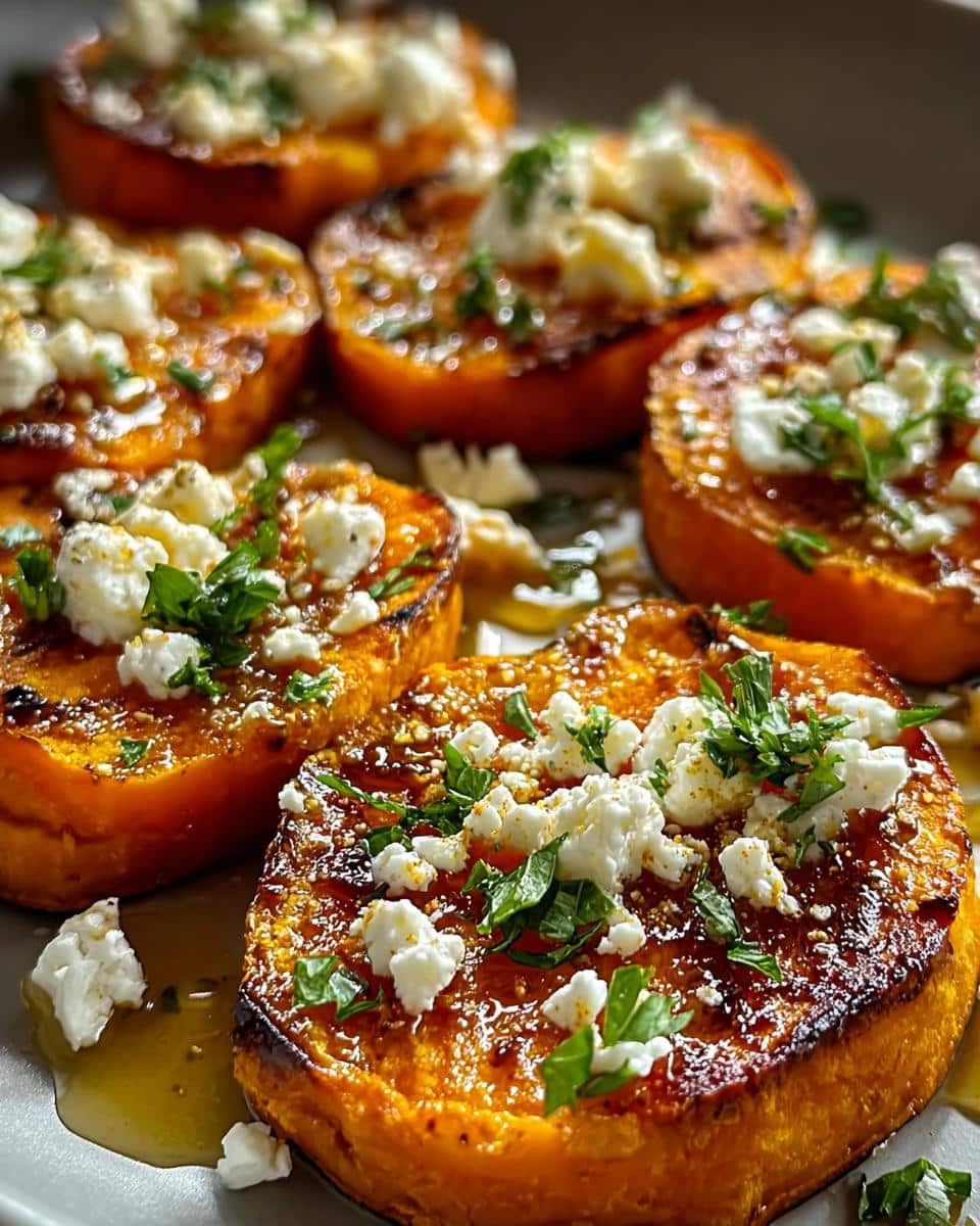 Roasted Sweet Potato Rounds with Honey & Feta Bliss - detail 2