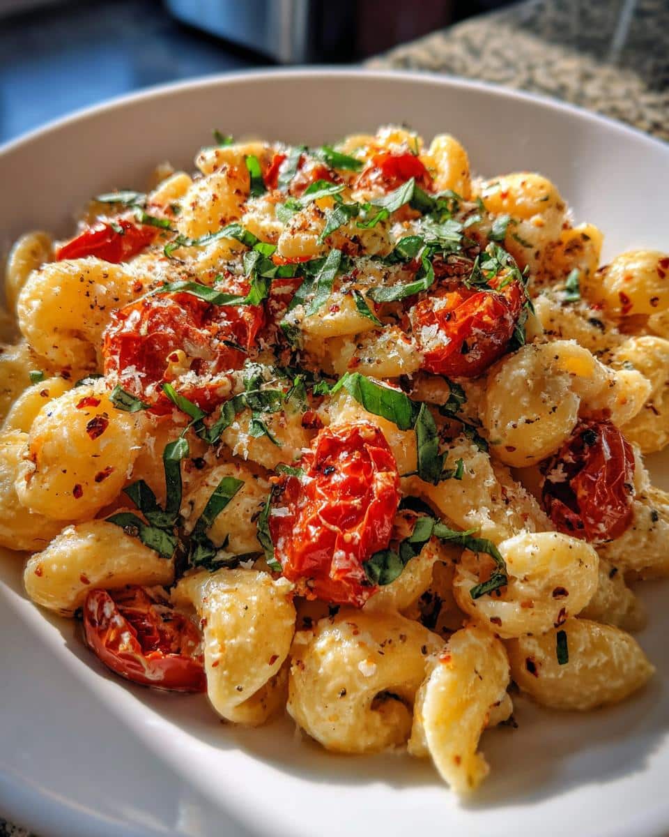 Roasted Tomato and Garlic Ricotta Pasta - detail 2