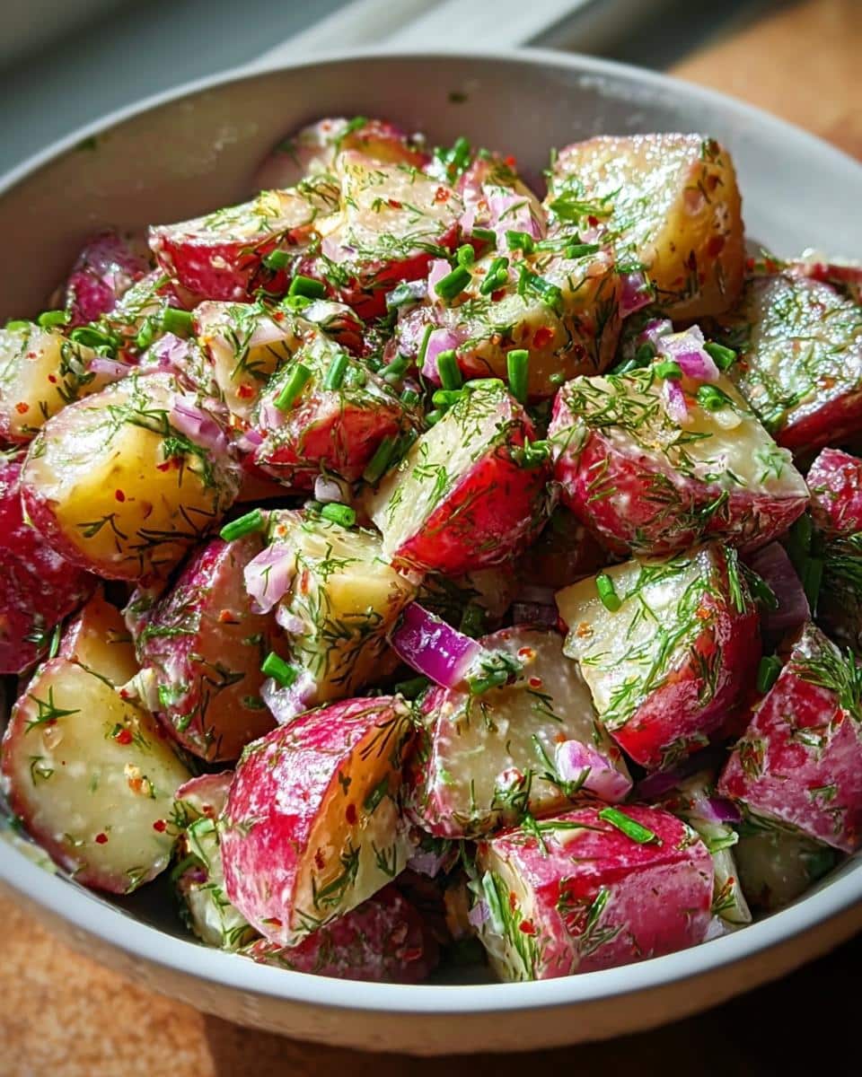 Salt and Vinegar Potato Salad - detail 1