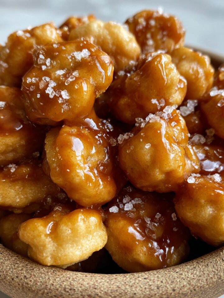 Salted Caramel Cracker Bites