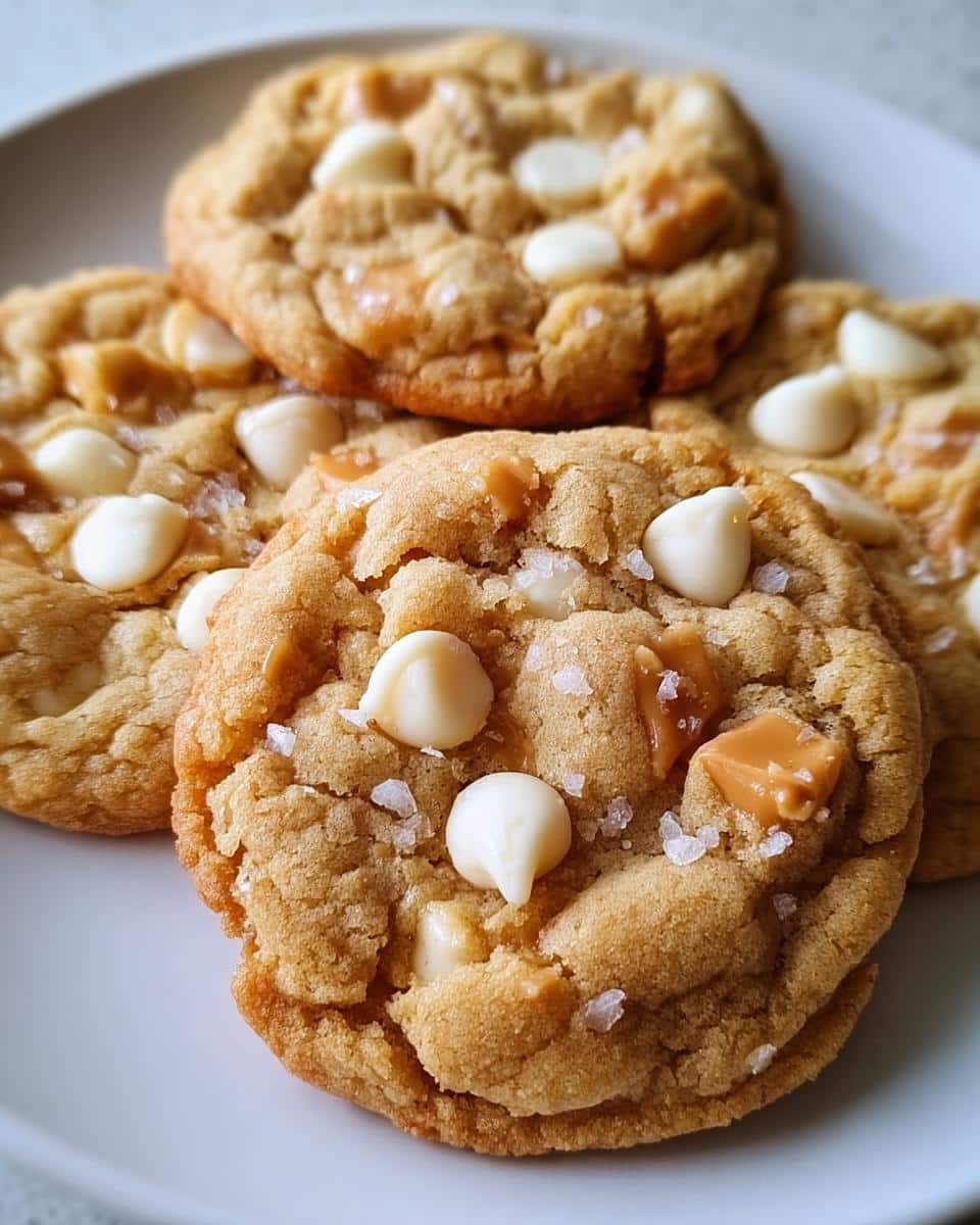 Salted Caramel White Chocolate Cookies - detail 1