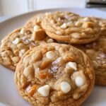 Salted Caramel White Chocolate Cookies