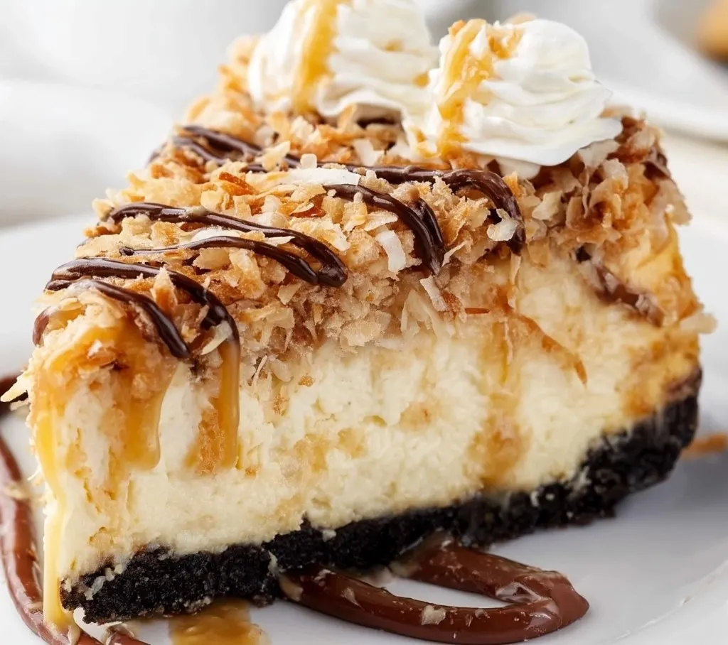 Samoa Cheesecake