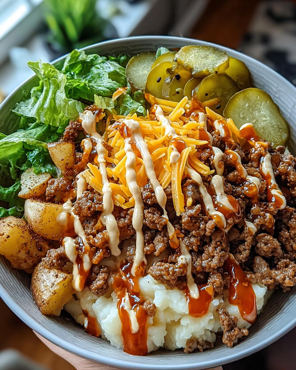 Savory Smash Burger Bowl - detail 1