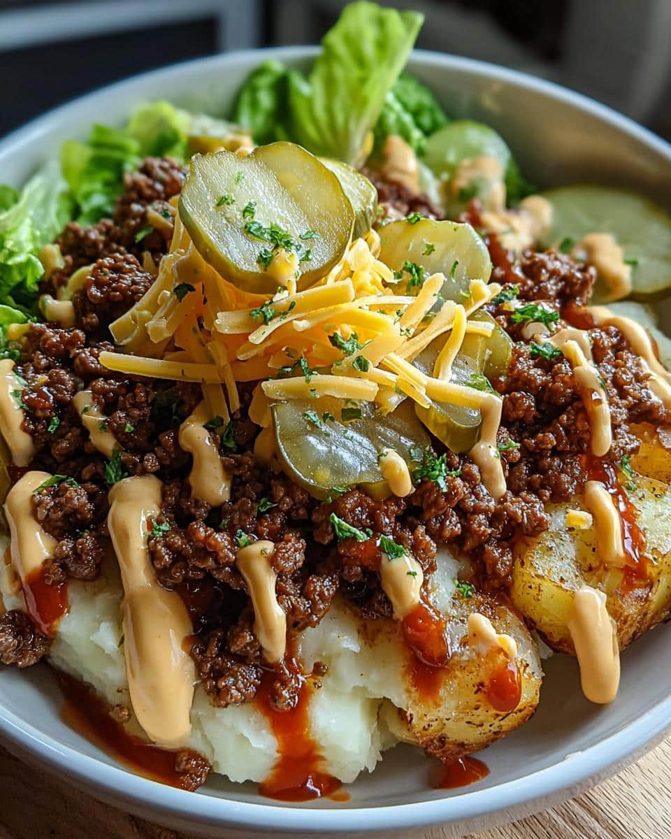 Savory Smash Burger Bowl - detail 2