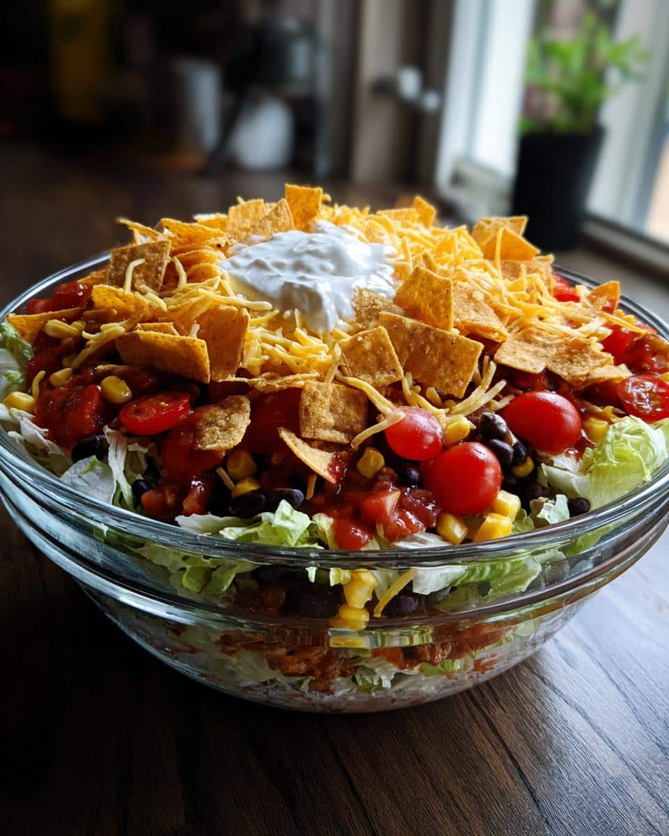 Seven Layer Taco Salad - detail 2