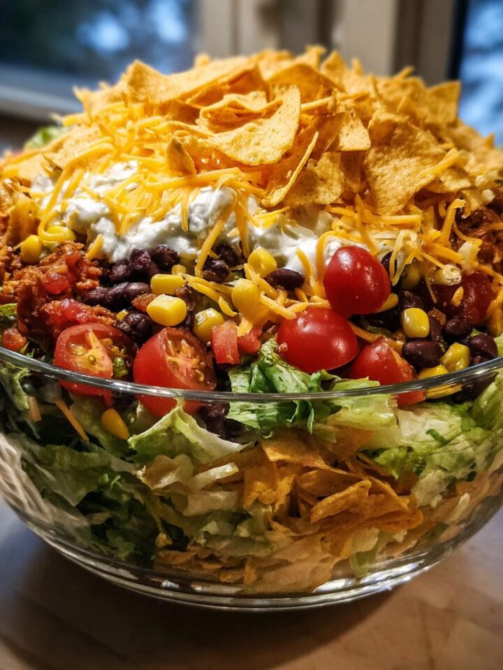 Seven Layer Taco Salad
