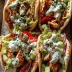 Sheet Pan Chicken Pitas with Herby Ranch