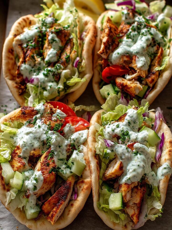 Sheet Pan Chicken Pitas with Herby Ranch