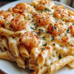 Shrimp Scampi Pasta Bake