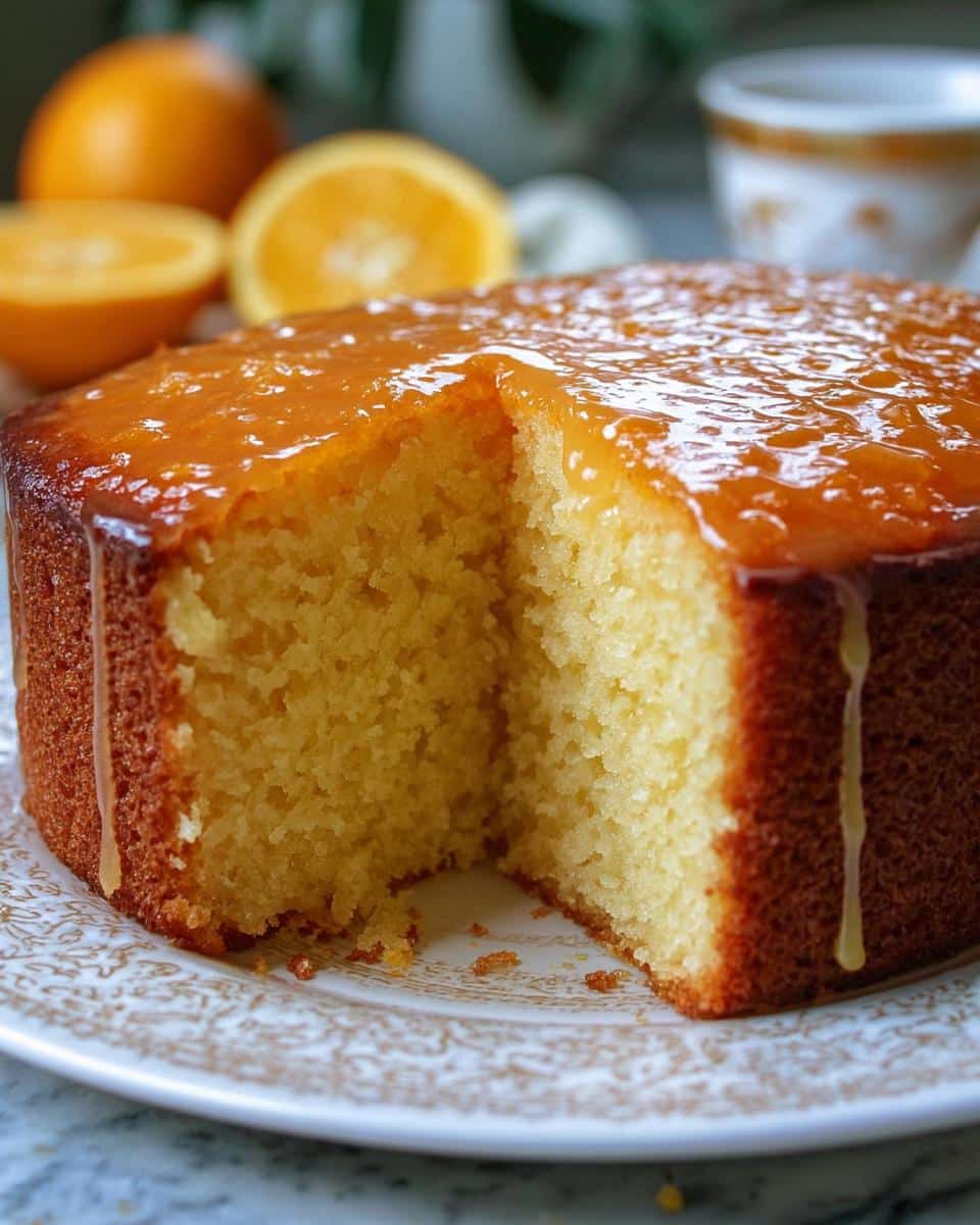 Sicilian Whole Orange Cake - detail 2