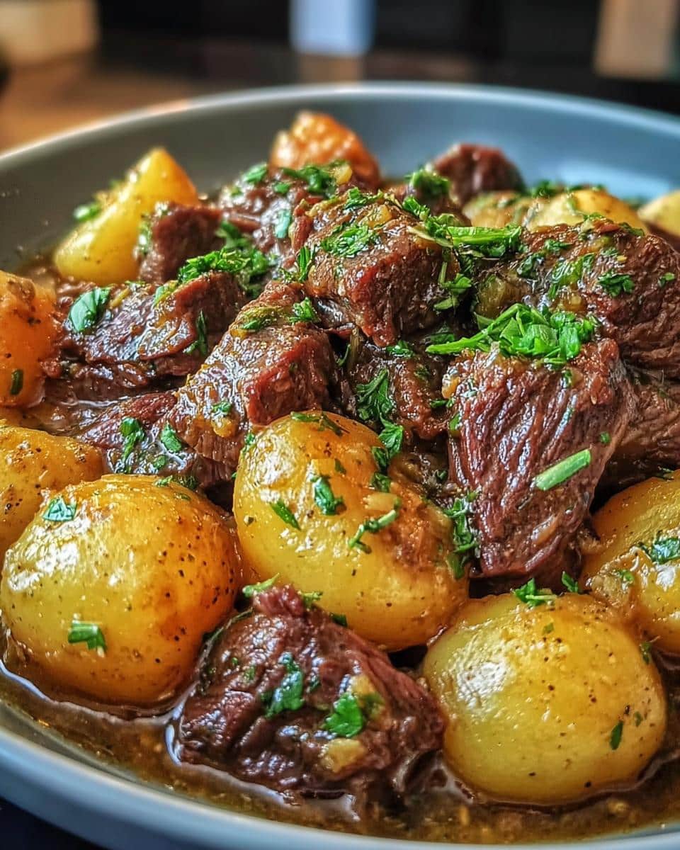 Slow Cooker Garlic Butter Beef - detail 2