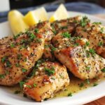 Slow Cooker Lemon Garlic Chicken