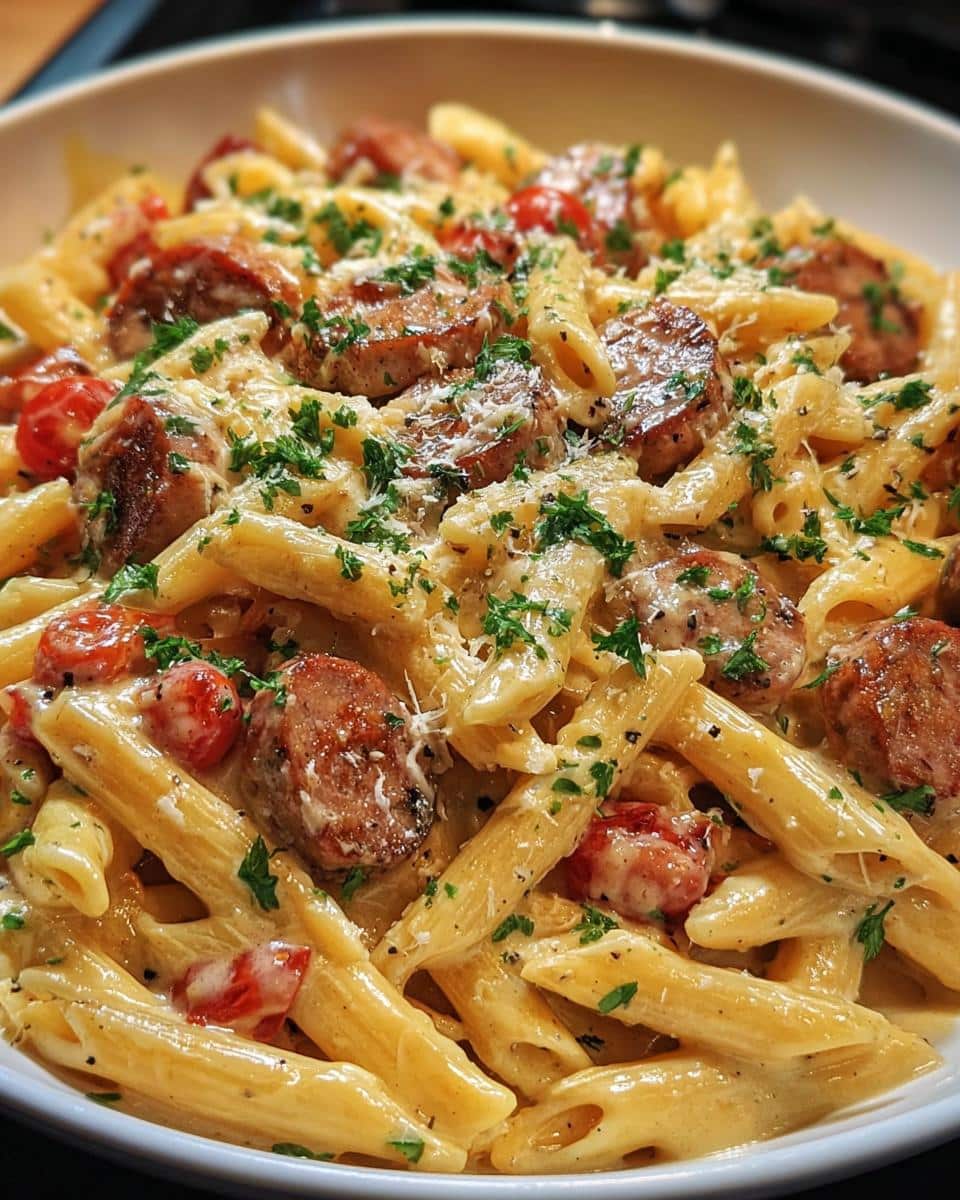 Smoky Cajun Garlic Butter Sausage Pasta - detail 1