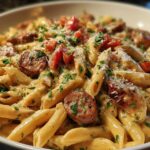 Smoky Cajun Garlic Butter Sausage Pasta