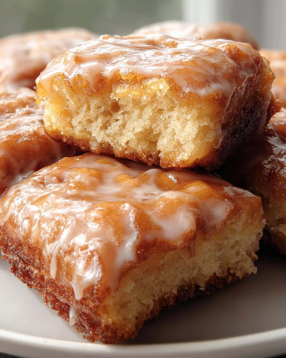 Soft Baked Maple Donut Bars - detail 1