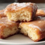 Soft Baked Maple Donut Bars