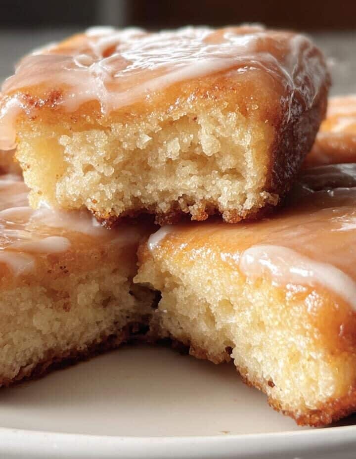 Soft Baked Maple Donut Bars