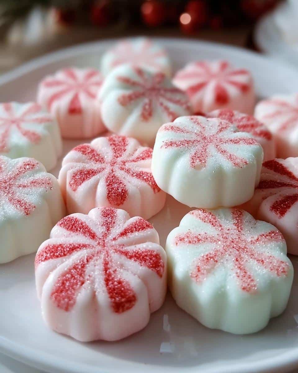 Soft Christmas Peppermints - detail 1