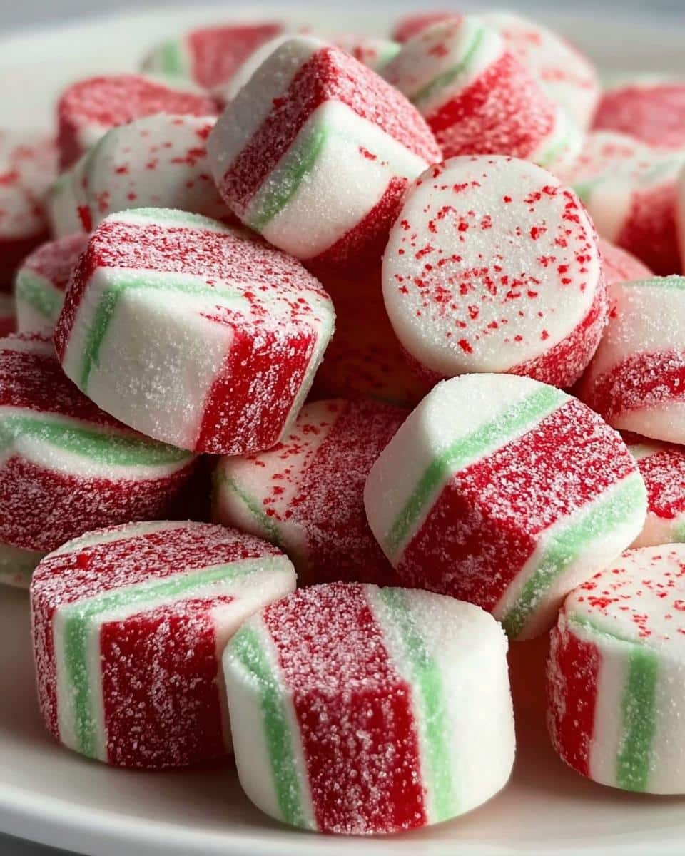 Soft Christmas Peppermints - detail 1