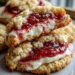 Soft Strawberry Cheesecake Cookies