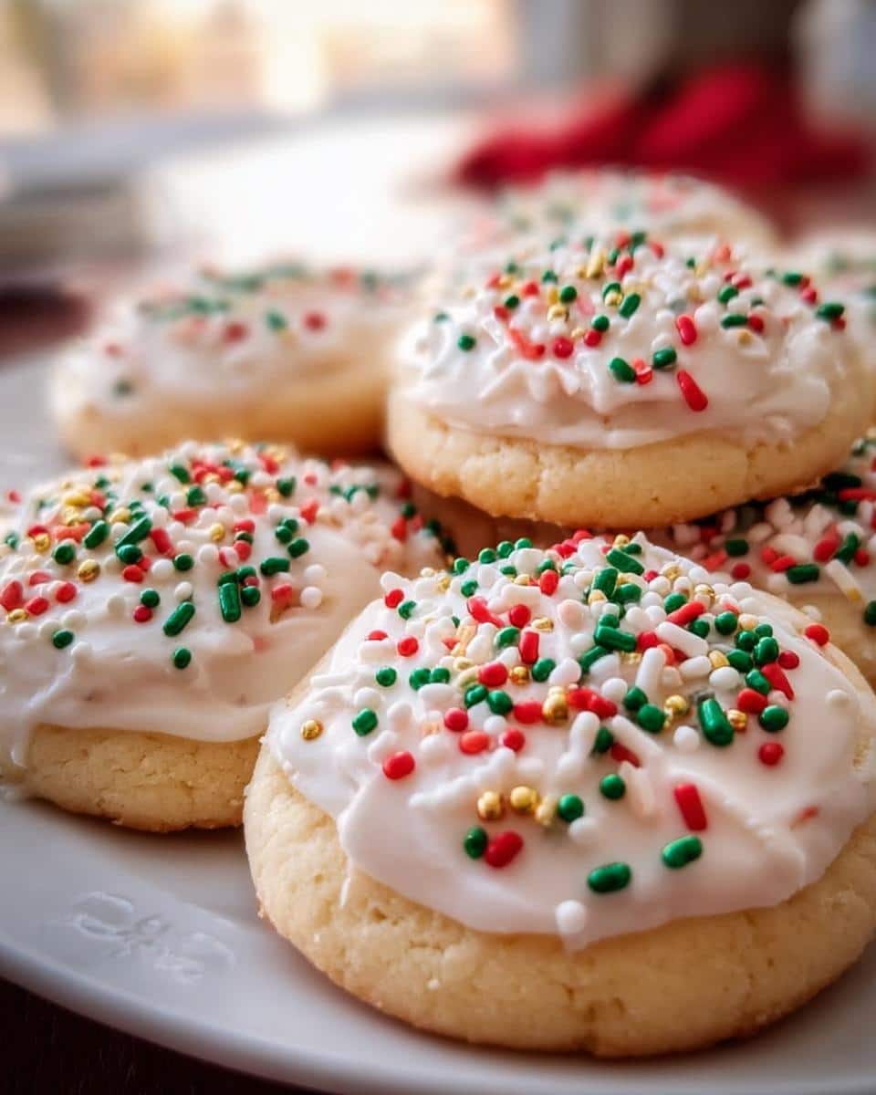 Soft Sugar Cookies Dressed for the Holidays - detail 1