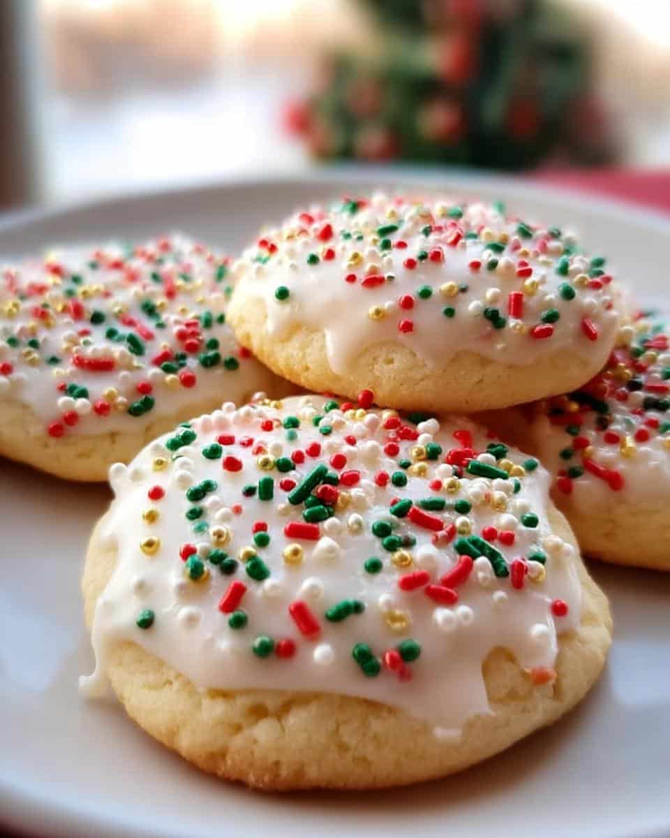 Soft Sugar Cookies Dressed for the Holidays - detail 2