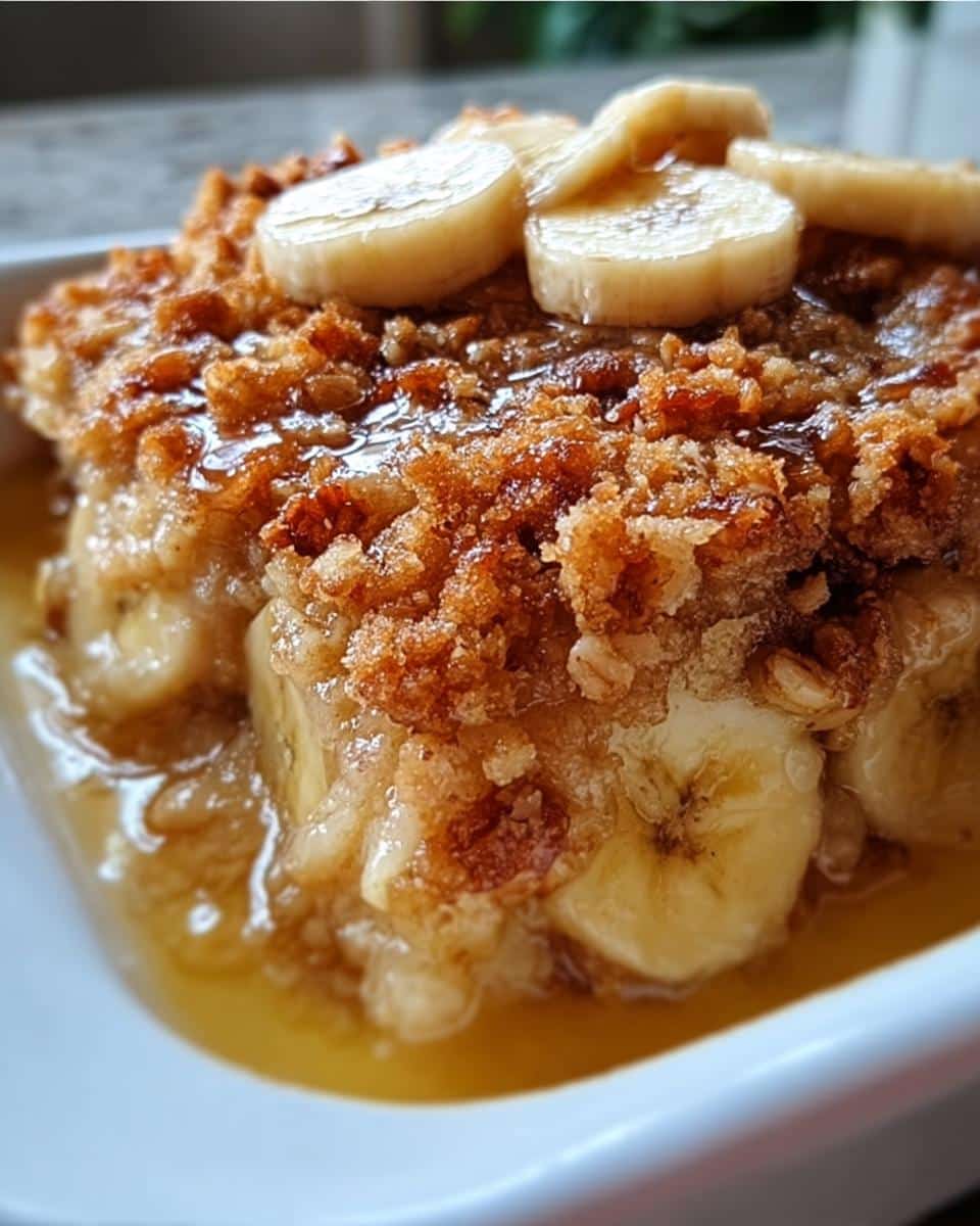 Southern Banana Cobbler - detail 1