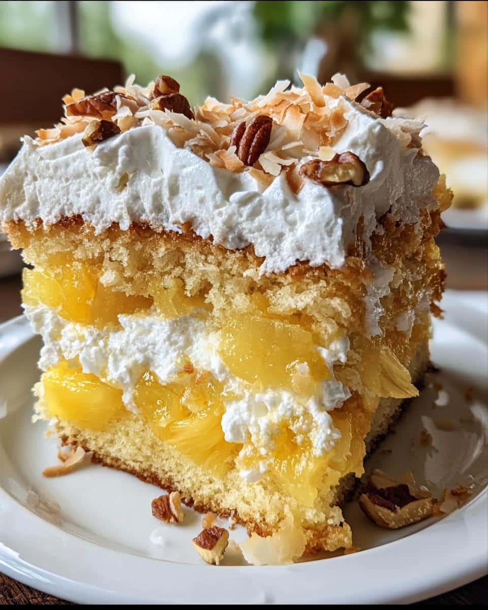 Southern Pineapple Sunshine Cake - detail 1