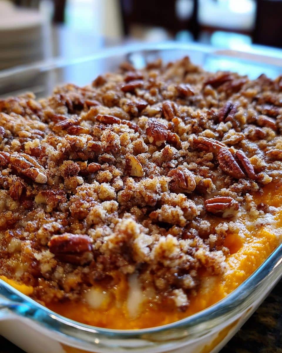 Southern Sweet Potato Casserole - detail 1