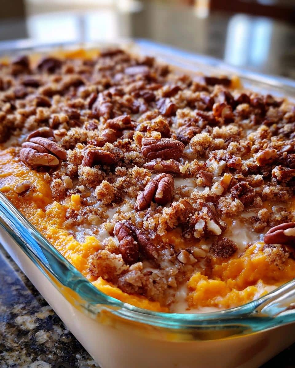 Southern Sweet Potato Casserole - detail 2